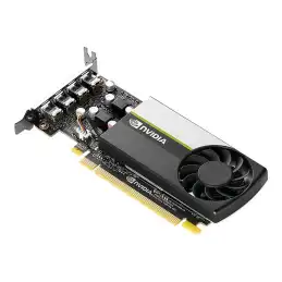 NVIDIA T1000 - Carte graphique - T1000 - 4 Go GDDR6 - PCIe 3.0 x16 profil bas - 4 x Mini DisplayPort (VCNT1000-PB)_5